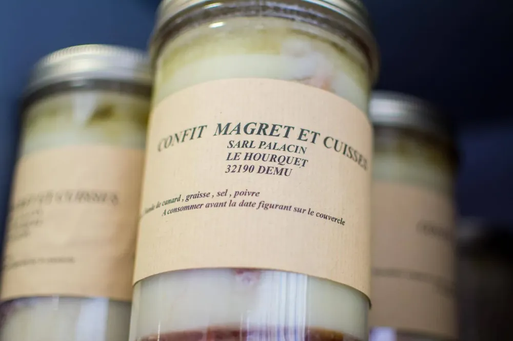 Confit magret et cuisse de canard